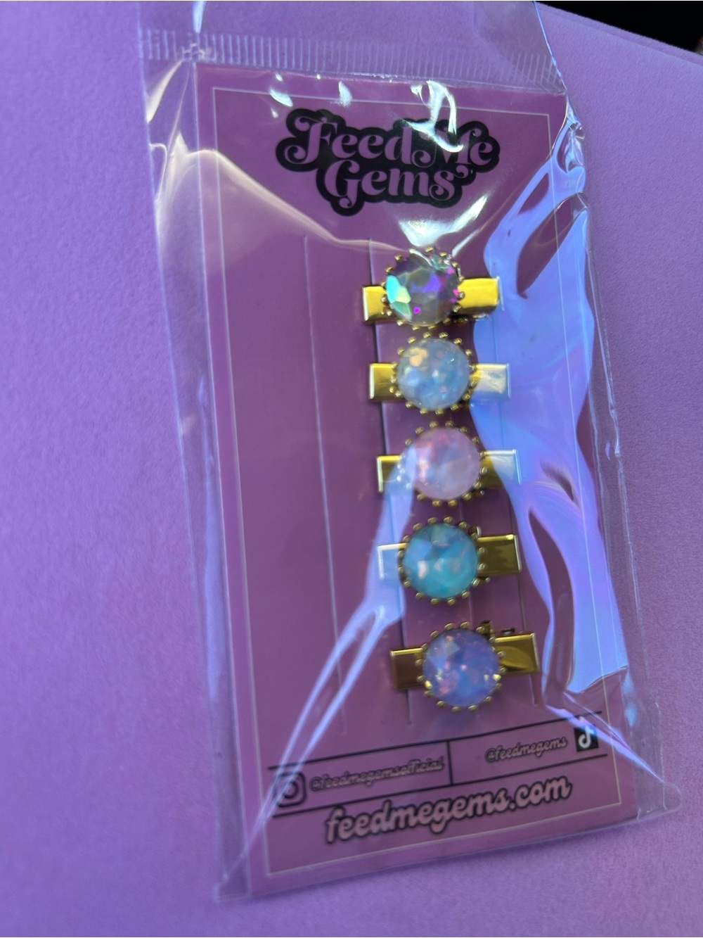 Feed Me Gems Pastel Hair Candy Set of 5 New!!! $64 - Picture 4 of 5
